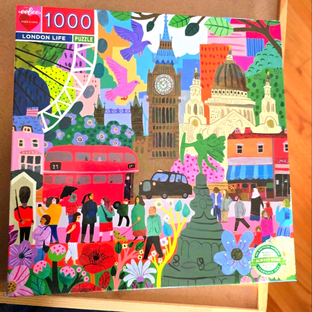 Colorful London Life 1000 Piece Puzzle